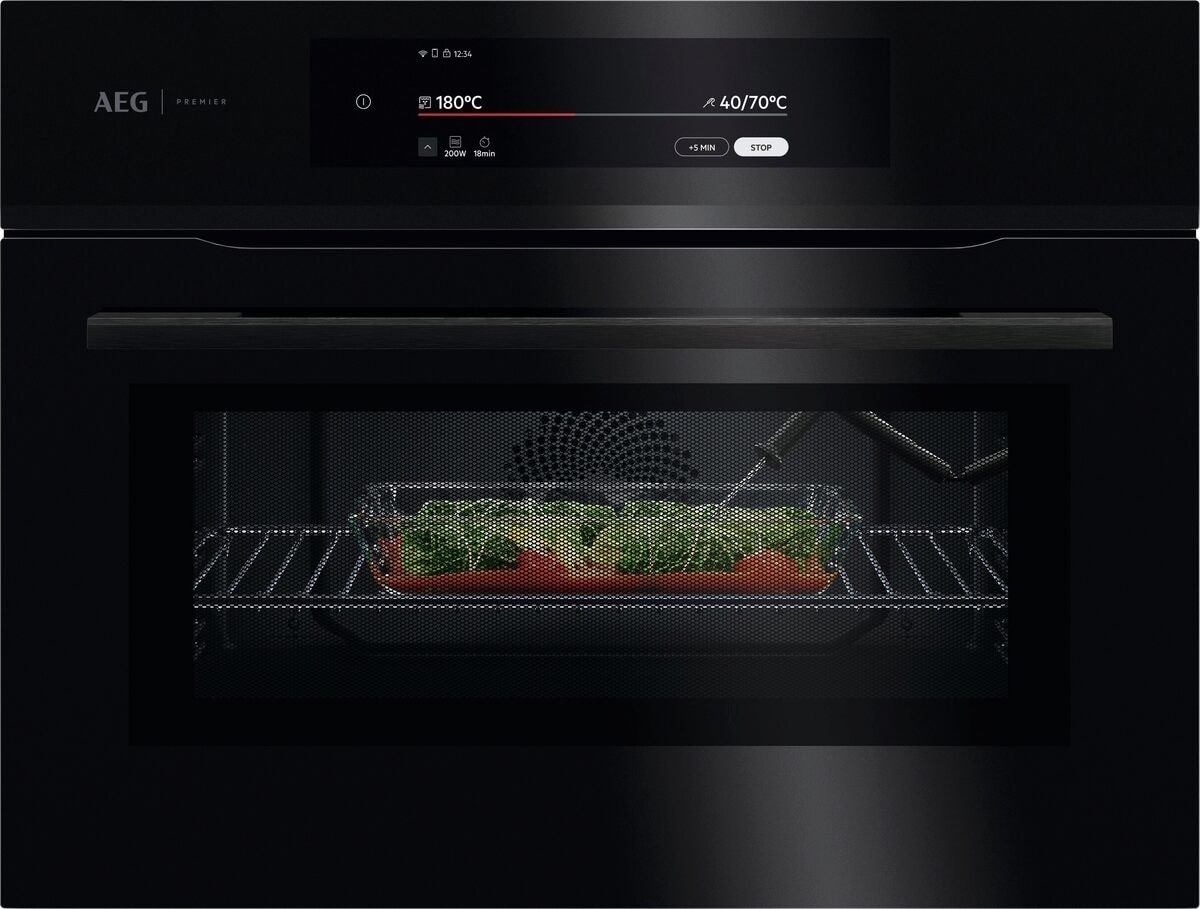 AEG CM9600B kompaktní trouba s mikrovlnami CombiQuick