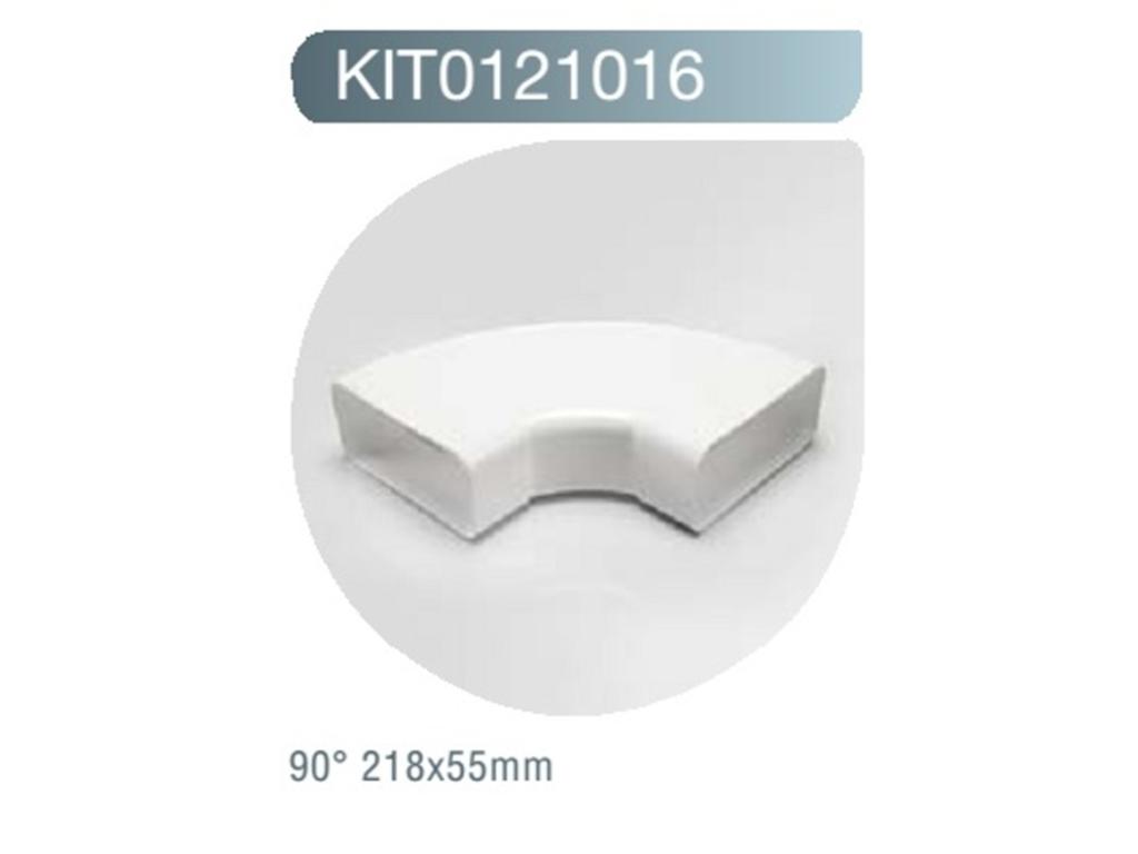 Elica KIT0121016 ploché horizontální koleno 90° 218x55 mm