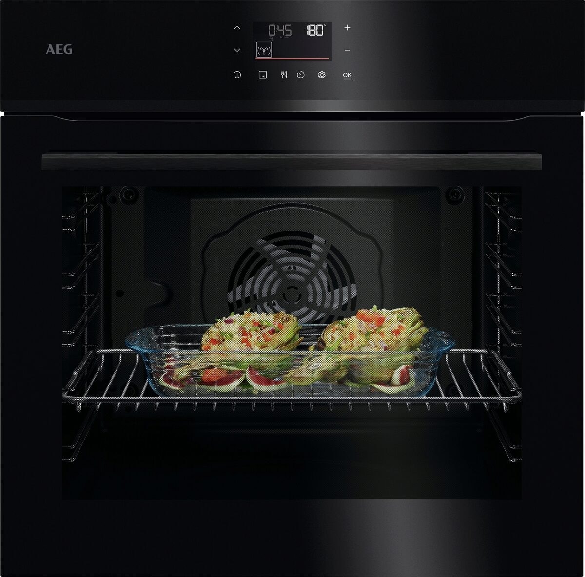 AEG NBU5P43PB pyrolytická trouba SorroundCook