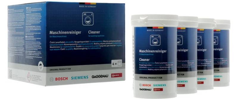 Bosch 00312520 čistící prostředek pro pračky, 4x200 g