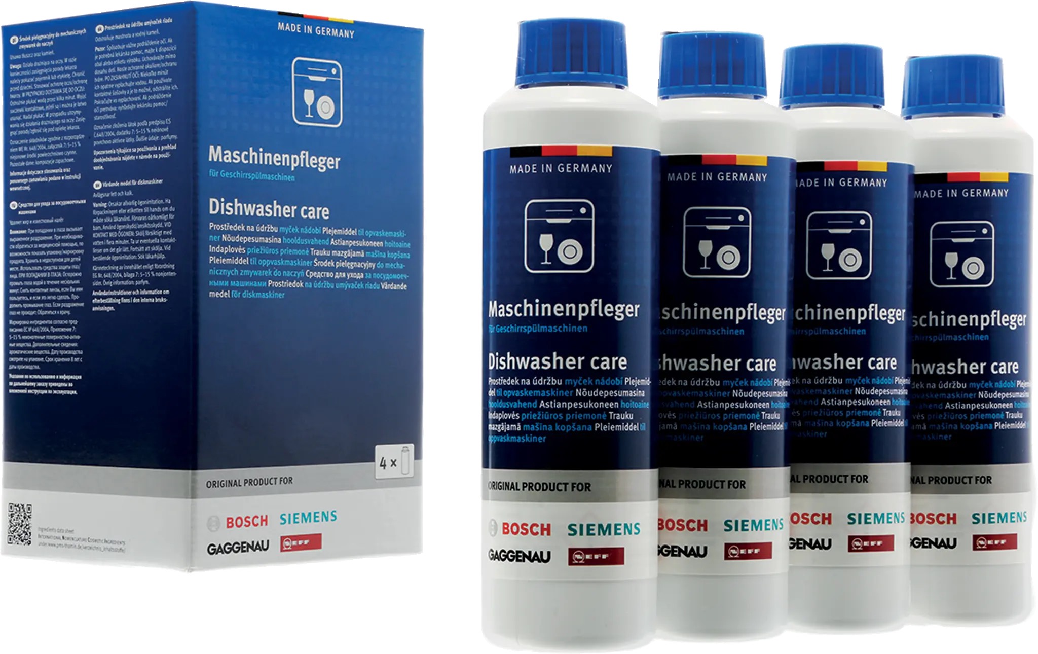 Bosch 00311997 čistící prostředek pro myčky, 4x250 ml