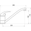 Novaservis Dřezová baterie Titania Lux chrom 91091,0