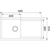 Franke OID 611 Šedá