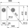 16033 1 franke bxx 260 160 34 16 7 nerez drez box