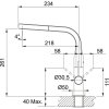 Franke S vytahovací koncovkou  Chrom FG 0562 SINOS