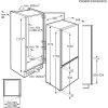 AEG SCB618F6TS Vestavná chladnička kombinovaná s mrazákem dole série 6000 PRECISE NoFrost