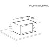 Electrolux EMZ421MMK Volně stojící mikrovlnná trouba