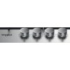 Whirlpool TKRL 650 IX Plynová varná deska