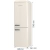 Gorenje ONRK619DC Kombinovaná Lednice