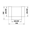 Faber 120x60 Horizontální T-kus