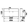 Faber 133/94x220 mm Mřížka s redukcí