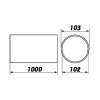 Faber 100x1000 mm Flexo PVC