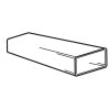 Faber 220x90x1000 mm Potrubí ploché
