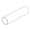 Faber 125x1000 mm Potrubí kulaté