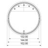 Faber 150 mm KPK Pachutěsná zpětná klapka