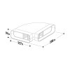 Faber 150 mm F-RBH 150 Koleno horizontální s vodícími lamelami 90 stupňů
