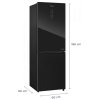 Concept   LK6460BC Kombinovaná chladnička s mrazákem  BLACK