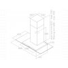 Elica FLAT GLASS IX/A/90 Komínový odsavač par