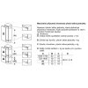 17170711 New line drawing for allowed door panel weight BI 60 with different hinges including heavy weight set cs CZ