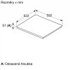 22057732 Ind appliance 60 Bevel front Frameless U bevel no venting cs CZ 5