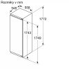 20754077 Appliance dimensions KIR81 KIL82 Flat Hinge Damped Flat Hinge cs CZ