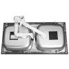 Blanco TOP EZ 8 x 4 Nerez přírodní lesk oboustranné provedení+137034