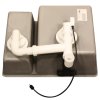 Blanco SUBLINE 340/160 U Silgranit aluminium s táhlem dřez vpravo