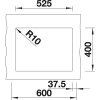 Blanco SUBLINE 340/160 U InFino Silgranit aluminium bez táhla dřez vlevo