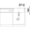 Blanco SUBLINE 500 IF SteelFrame InFino Silgranit antracit bez táhla