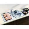 Blanco CLASSIC Pro 5 S-IF InFino nerez hed. lesk obous. prov. s excentrem přísluš. ano