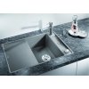 Blanco AXIA III 45 S-F InFino silgranit bílá dřez vpravo s excentrem přísluš. dřevo