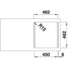 Blanco DANA 45 Nerez přírodní lesk