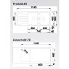 Blanco SONA 8 S Silgranit bílá soft oboustranné provedení