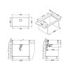 Alveus Quadrix 60 monarch Anthracite F/S/U
