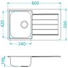 Alveus LINE 20 MAXIM I POP-UP sifon F
