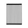 Alveus AllRound - CHROME + SILIKON 45x35 cm - BLACK ADDITON