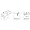 Alveus ROCK 130 /02 PEBBLE (780x480mm)+ pop- up sifon F