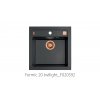 Alveus FORMIC 20/05 Twilight CUSTOM-( 520x510mm) + pop-up sifon Copper