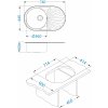 Alveus CIKLO 20 SAT 740x440x160 mm