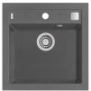 Alveus FORMIC 20/04 STEEL- (520x510mm) + pop-up sifon F