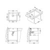 Alveus PURE 70 UP KMB 565x525 mm F