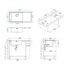 Alveus STRICTO 30 P - KMB 980x472 mm F