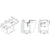Alveus SET ALVEUS NIAGARA 30/55 + BATERIE TONIA/55