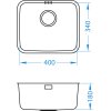 Alveus LUNO 20 340x400x180 mm