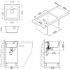 Alveus ATROX 20 TERRA 22 + pop up sifon 470x500x200 mm