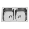 Sinks DUO 765 V 1,0mm leštěný