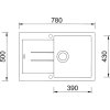 Sinks AMANDA 780 Granblack