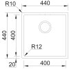 Sinks BOX 440 RO 1,0mm