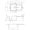 Sinks ULTIMA 790 Pureblack