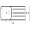 Sinks STAR 860 V 0,6mm matný